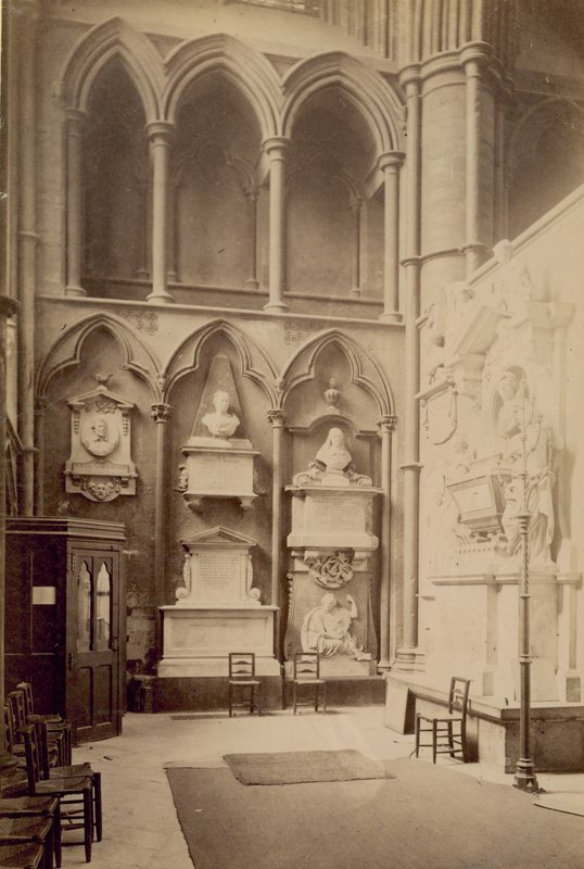 Postkort fra Westminster Abbey af English Photographer