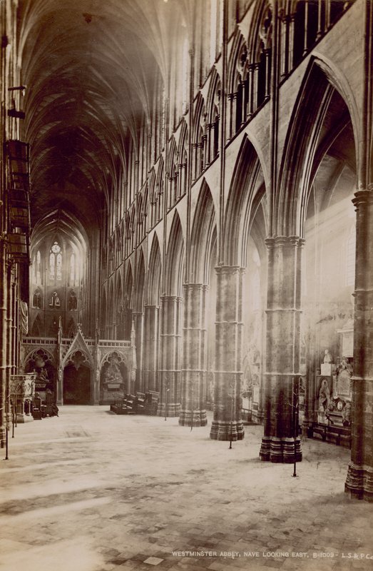 Postkort fra Westminster Abbey af English Photographer
