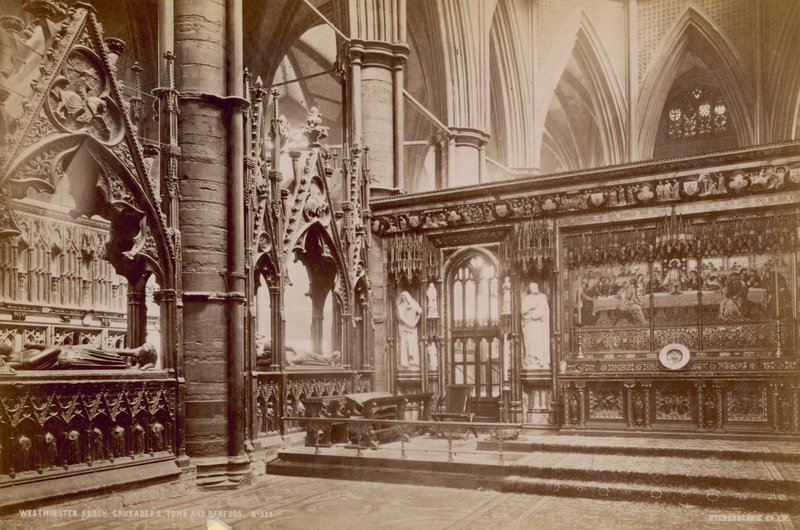 Postkort fra Westminster Abbey af English Photographer
