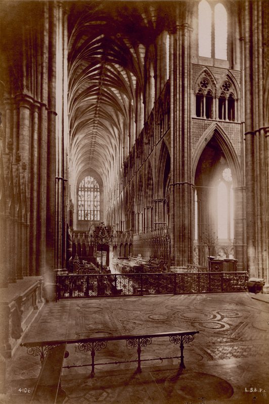 Postkort fra Westminster Abbey af English Photographer