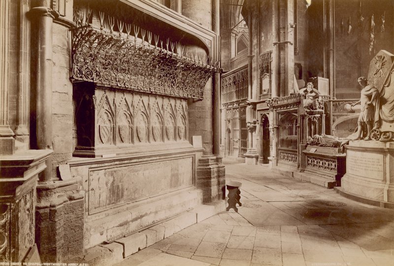 Postkort fra Westminster Abbey af English Photographer