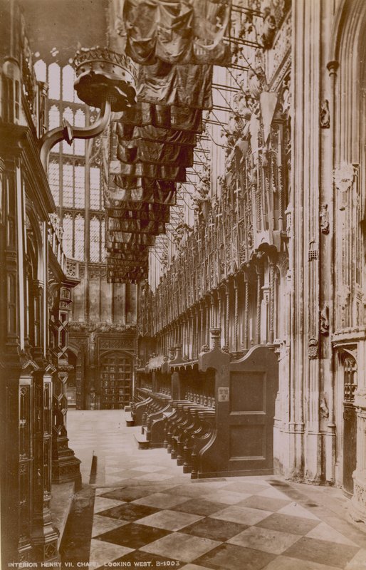 Postkort fra Westminster Abbey af English Photographer