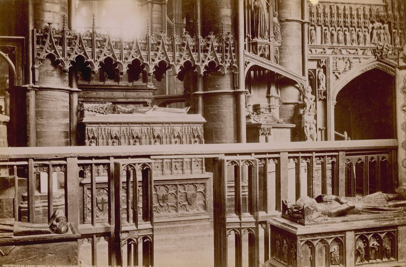 Postkort fra Westminster Abbey af English Photographer