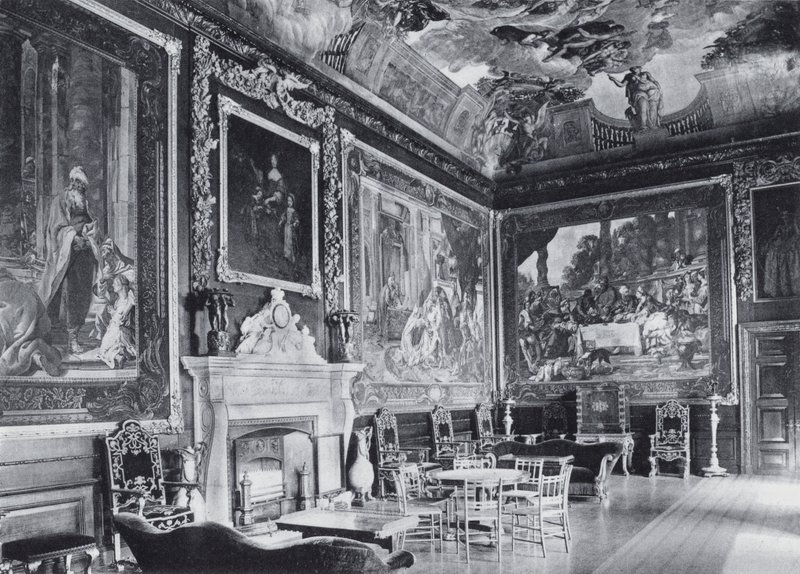 Presence Chamber, Windsor Castle (s/h-billede) af English Photographer