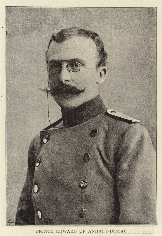 Prins Edward af Anhalt-Dessau af English Photographer