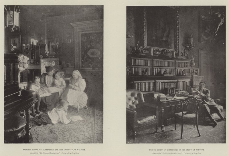 Prins Henrik af Battenberg af English Photographer
