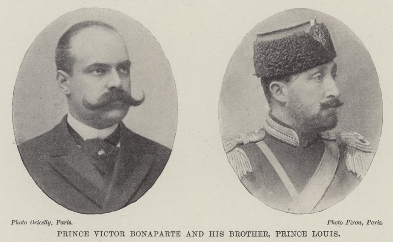 Prins Victor Bonaparte og hans bror, prins Louis af English Photographer
