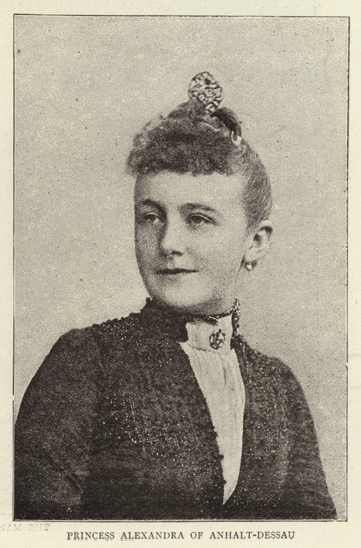 Prinsesse Alexandra af Anhalt-Dessau af English Photographer