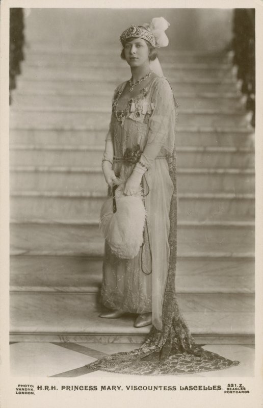 Prinsesse Mary, Viscountesse Lascelles (s/h-billede) af English Photographer