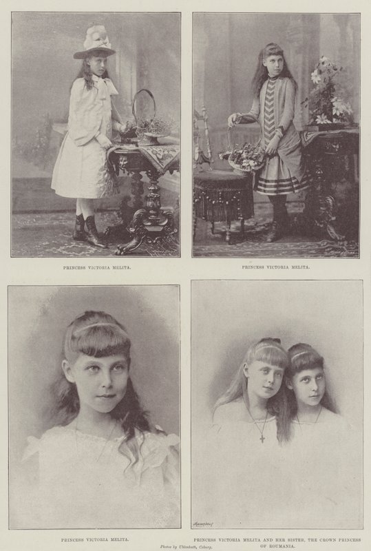 Prinsesse Victoria Melita af Saxe-Coburg og Gotha af English Photographer
