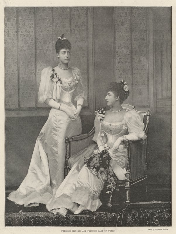 Prinsesse Victoria og Prinsesse Maud af Wales af English Photographer