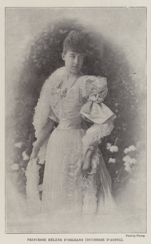 Prinsesse Helene af Orléans (hertuginde af Aosta) af English Photographer