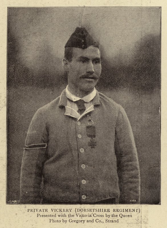 Privat Vickery, Dorsetshire Regiment af English Photographer