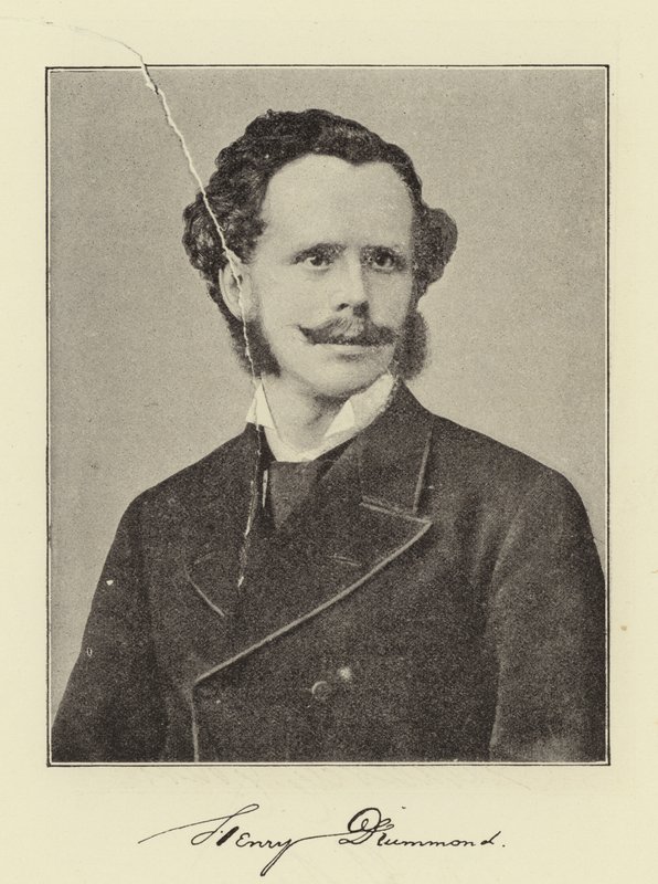 Professor Henry Drummond af English Photographer