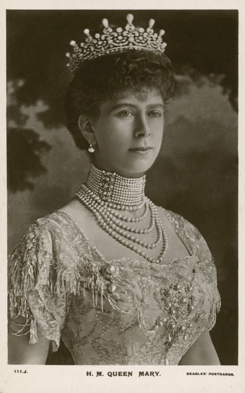 Queen Mary, konsort af kong George V (s/h foto) af English Photographer