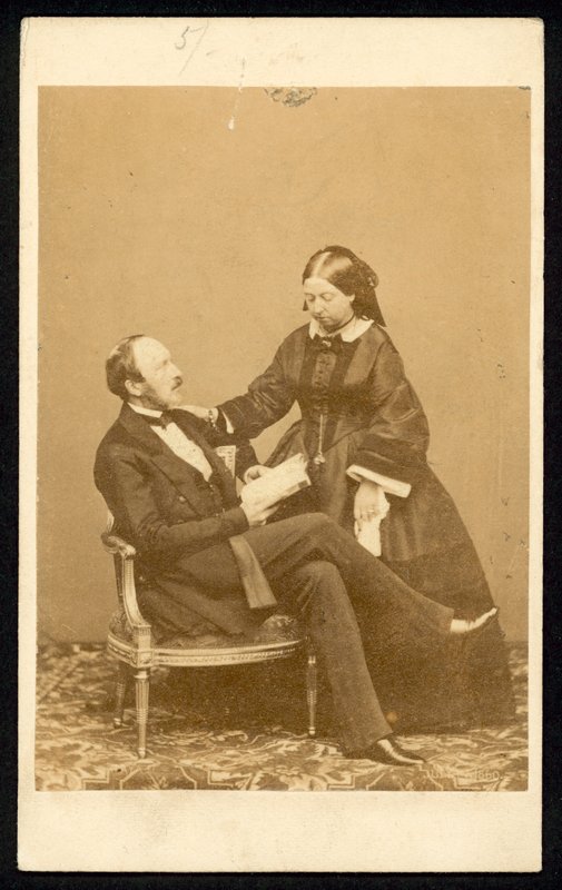 Dronning Victoria og Prins Albert af English Photographer