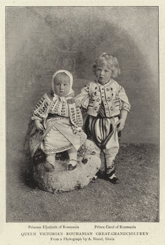 Dronning Victorias rumænske oldebørn af English Photographer