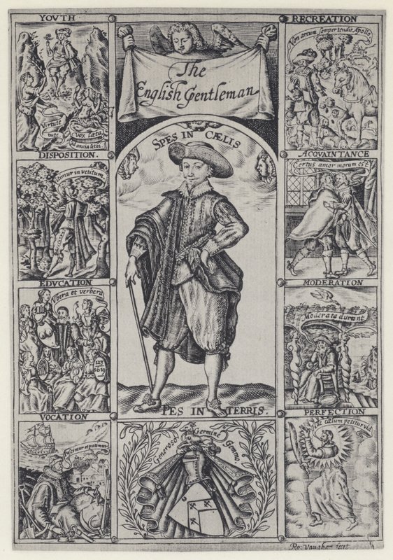 R Brathwait, The English Gentleman, J Haviland for R Bostock 1630 (s/h-foto) af English Photographer