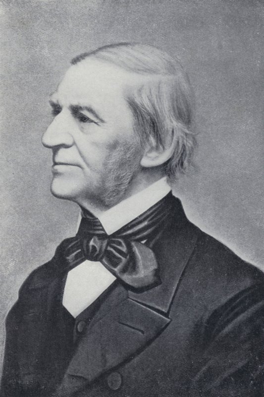 Ralph Waldo Emerson (s/h foto) af English Photographer