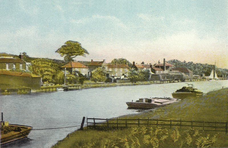 Reedham, fra Railway Bridge af English Photographer