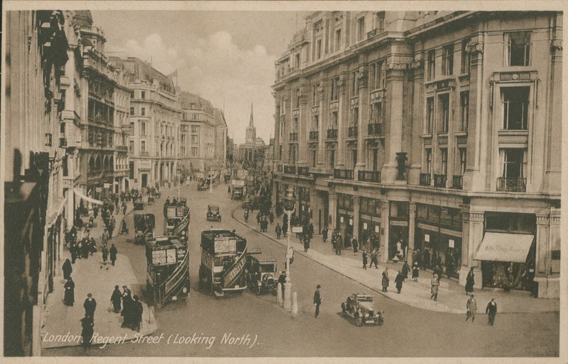 Regent Street, London, ser mod nord af English Photographer