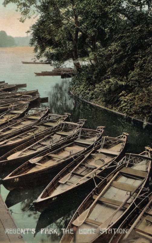 Regents Park, London, The Boat Station (foto) af English Photographer