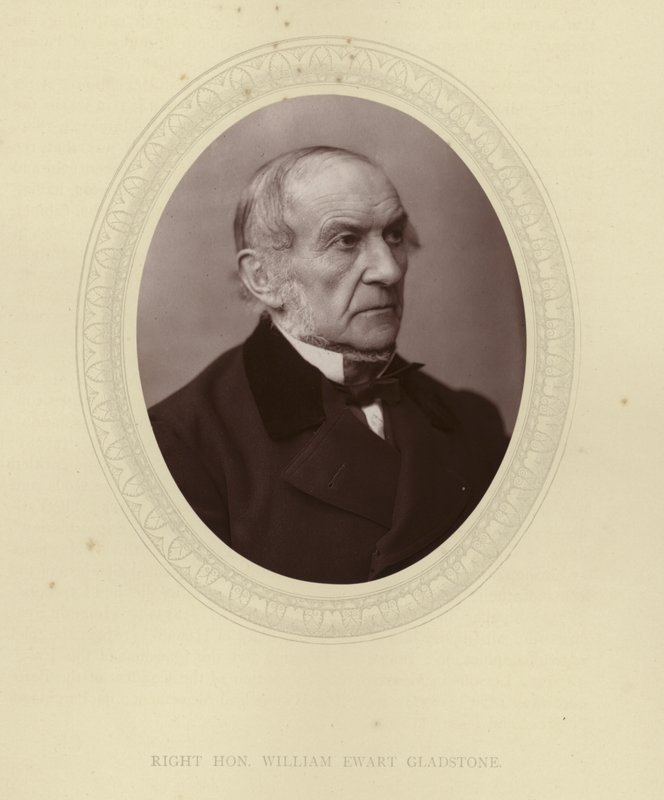 Højre Hon. William Ewart Gladstone af English Photographer