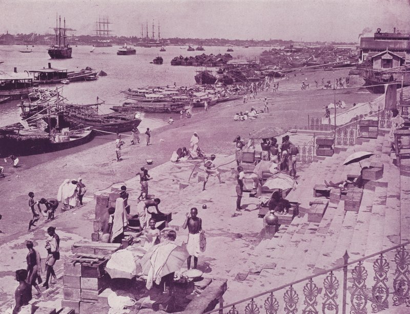 River Hooghly, Calcutta af English Photographer