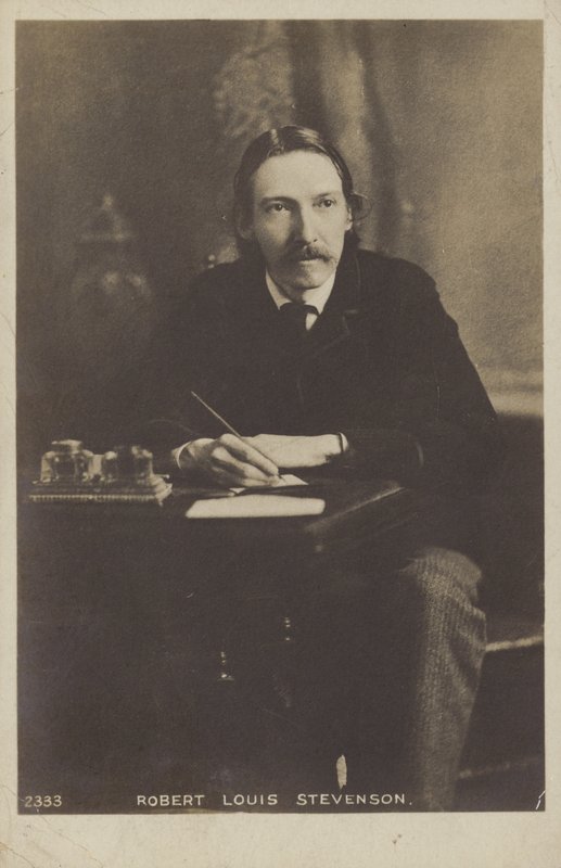 Robert Louis Stevenson (1850-1894), skotsk romanforfatter, digter og rejseskribent af English Photographer