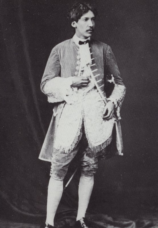 Robert Louis Stevenson (1850-1894), skotsk romanforfatter, digter og rejseskribent, 1870 af English Photographer