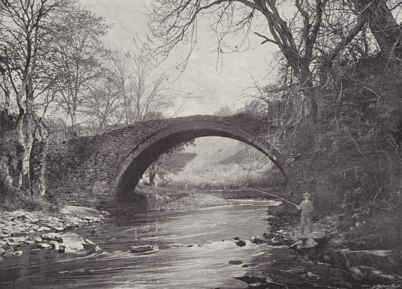 Roman Bridge, Lanark af English Photographer
