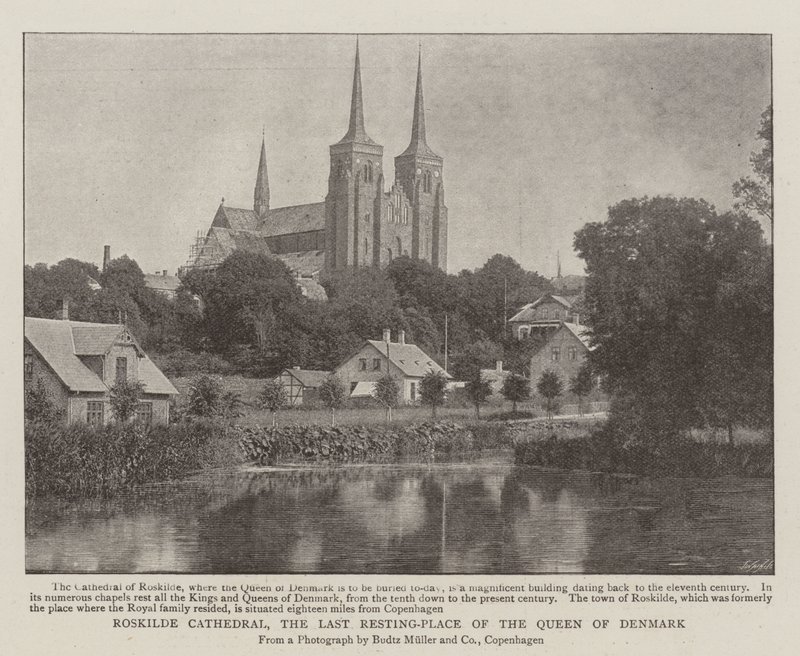 Roskilde Domkirke, Dronningens sidste hvilested af English Photographer