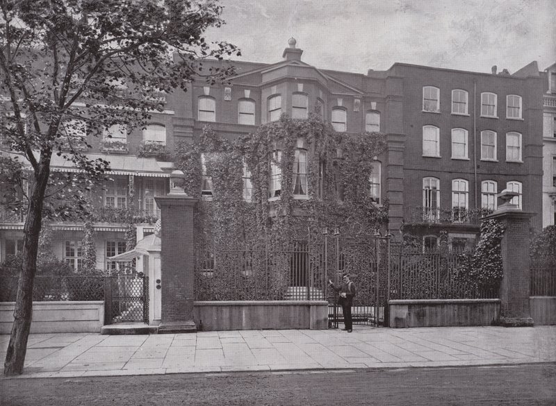 Rossettis House i Cheyne Walk, Chelsea af English Photographer