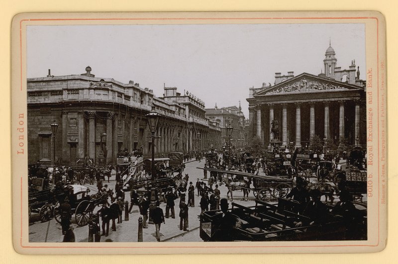 Royal Exchange, London af English Photographer