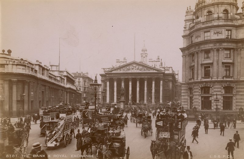 Royal Exchange, London af English Photographer