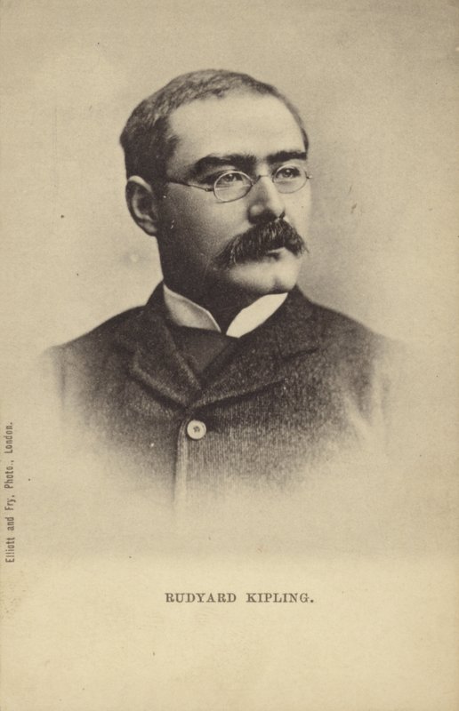 Rudyard Kipling (1865-1936), engelsk novelleforfatter, digter og romanforfatter af English Photographer