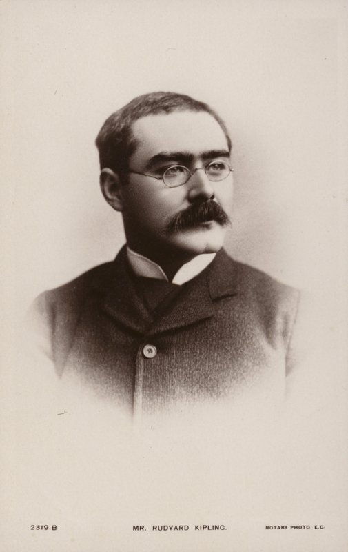 Rudyard Kipling (1865-1936), engelsk novelleforfatter, digter og romanforfatter af English Photographer