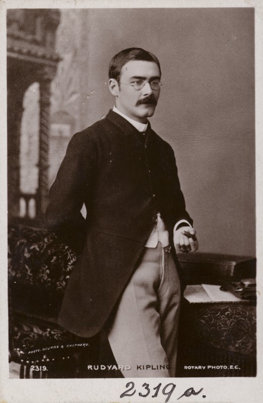Rudyard Kipling (1865-1936), engelsk novelleforfatter, digter og romanforfatter af English Photographer