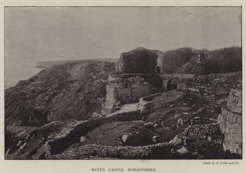 Rufus Castle, Dorsetshire af English Photographer
