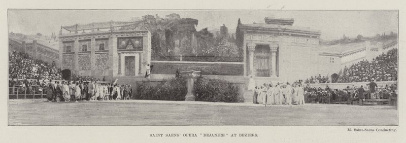 Saint Saens Opera Dejanire i Beziers af English Photographer