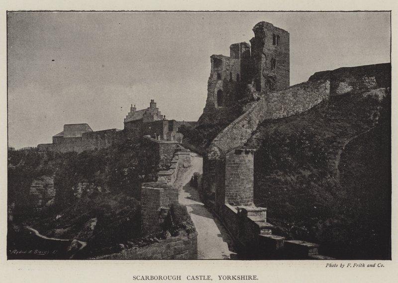Scarborough Castle, Yorkshire af English Photographer