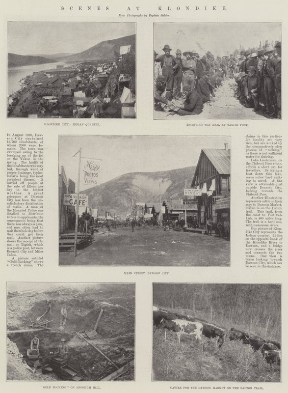 Scener ved Klondike af English Photographer