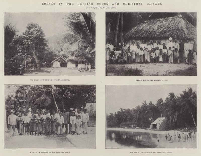 Scener i Keeling Cocos og Christmas Islands af English Photographer