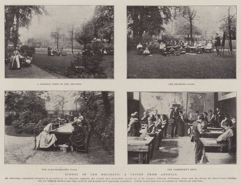 Skole i ferierne, en lektion fra Amerika af English Photographer