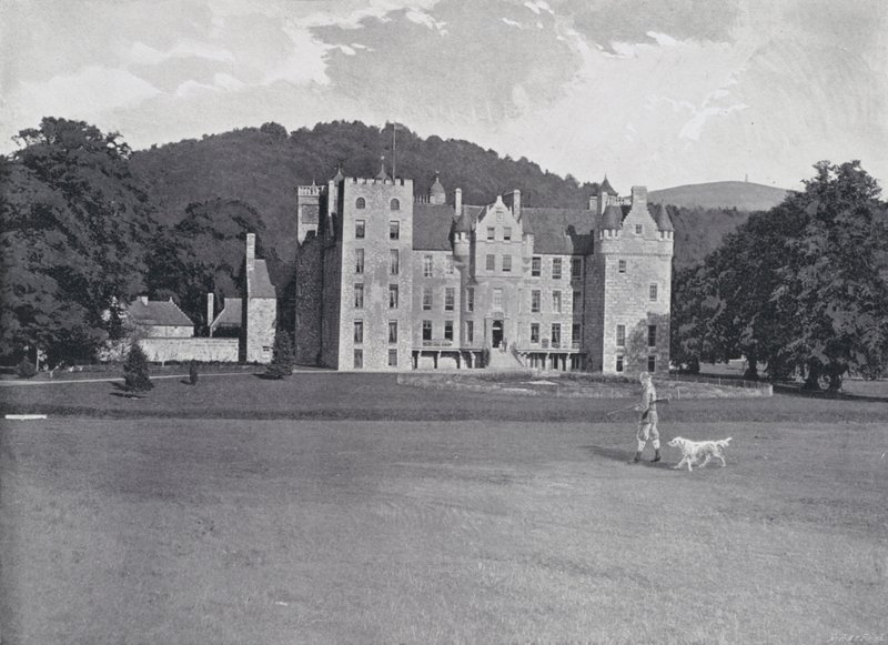 Skotland: Aboyne Castle (s/h foto) af English Photographer