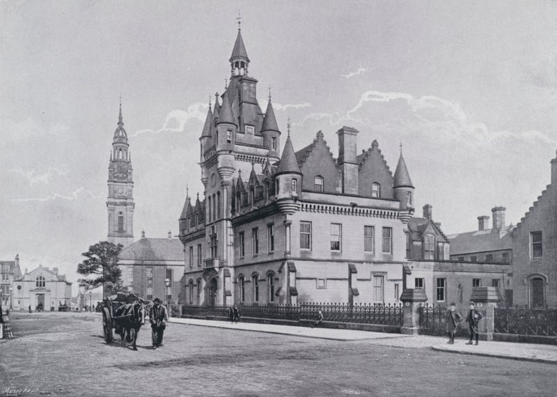 Skotland: Greenock, Court House (s/h foto) af English Photographer