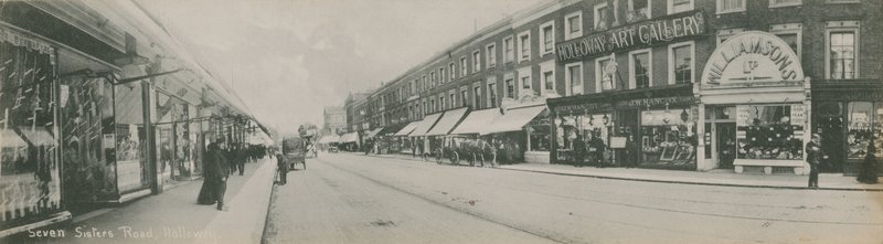 Seven Sisters Road, Holloway, London af English Photographer