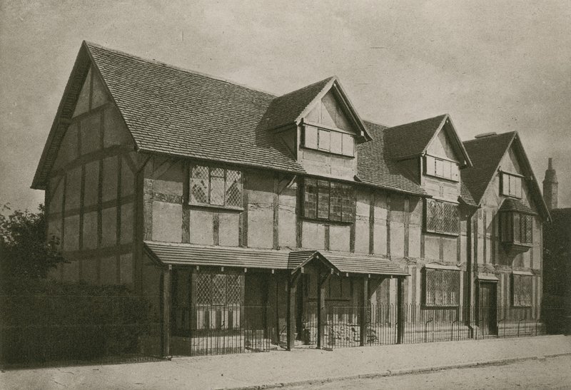 Shakespeares hus, Stratford-on-Avon af English Photographer