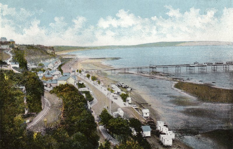 Shanklin Esplanade fra Rylstone af English Photographer