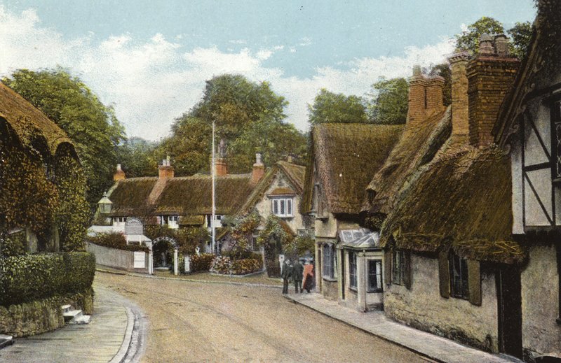 Shanklin gamle landsby af English Photographer